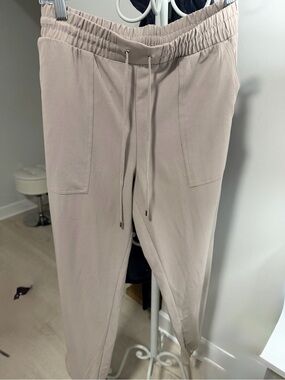 Nine West Men's Drawstring Joggers in Light Taupe